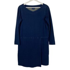 J. Jill Navy Midi Dress